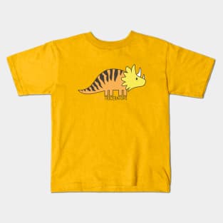 Dinosaur Triceratops Kids T-Shirt